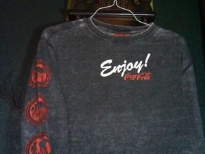 T-SHIRT ""THE REAL THING"" SLOGAN. LANGARM SCHWERES SHIRT - Bild 1 von 4
