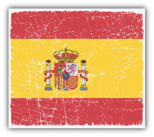 Spain Grunge World Flag Car Bumper Sticker Decal | eBay