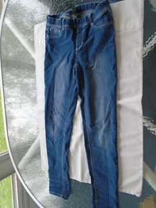 Jordache Size L 10-12 Girls Medium Blue Denim Jeggings Jeans - Picture 1 of 3