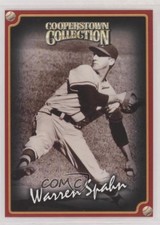 1998 Starting Lineup Cards Cooperstown Collection Warren Spahn HOF
