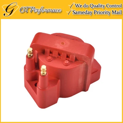 Performance Ignition Coil for Buick Cadillac Chevrolet Isuzu Oldsmobile, Red - Image 1 of 2