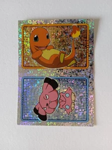 FIGURINA POKEMON ULTIMATE STICKER MERLIN 2005 HOLO CHARMANDER n 4 SNUBBULL n 209 - Imagen 1 de 2