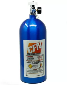 10LB Nitrous Bottle W/high flow valve & gauge includes 8an blow off w/cap NEW - Picture 1 of 2