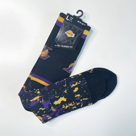 Stance PKWY Lakers Socks -Official NBA Merch - New - Kobe Bryant - LeBron James Cover