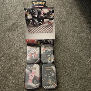 Lote de 4 mini toneladas de perno negro y acampanado blanco y pantalla - Imagen 1 de 5