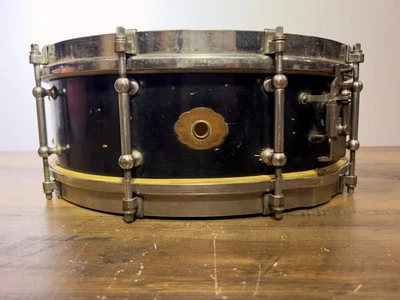 Tambor Slingerland Tono Brida 1928-32 - Negro con Insignia Nube - Una sola capa Foto 1 de 4