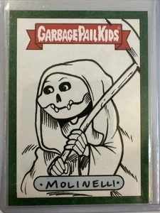 Topps Garbage Pail Kids Sketch Rich Molinelli - Picture 1 of 2