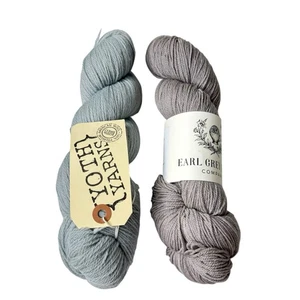 Yoth Yarns 100% Rambouillet Wool & Earl Grey Fiber Company 100% US Merino - Picture 1 of 6