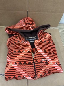 Vintage Enyce Clothing Co. 3XL Hoodie Zip Up Sweatshirt Orange Brown - Picture 1 of 10