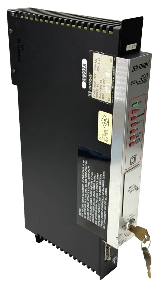 Square D 30609-503-51 SY/MAX 400 Processor Class 8020 SCP-423 /B3 5VDC 3.5A - Image 1 of 4