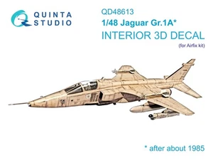 Quinta Studio 1/48 QD48613 Sepecat Jaguar Gr.1A 3d decals for Airfix - Picture 1 of 9