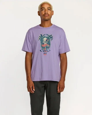 Volcom Stone Matter Vintage T-Shirt (lila) - Bild 1 von 4