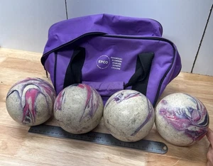 Candlepin Balls Epco Paramount 4 Ball Set With Bag 4.5in Diameter(2 Pounds 6 Oz) - Picture 1 of 18