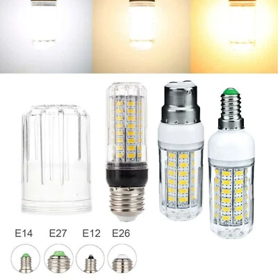 Dimmable LED Corn Light Bulbs E12 E26 E27 E14 B22 20W 5730 SMD AC/DC 12V Lamps - Image 1 of 4