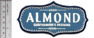 Surfing California Almond Surfboards Costa Mesa, CA Retail Patch - Picture 1 of 1