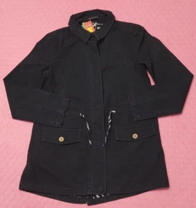 SISLEY Hemdjacke Mädchen Größe XL / 10-11 Jahre Button Down schwarz Baumwolle Canvas - Bild 1 von 24