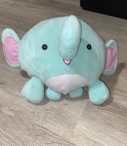 Midwood Marken Elefant Plüsch hellblau weiches Stofftier Spielzeug - Bild 1 von 7