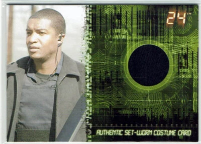 24 Season 5 Artbox 2008 Costume Card C10 Roger Cross as Curtis Manning #051/115 - Image 1 of 2
