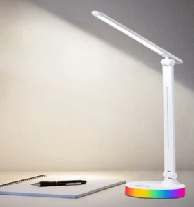 LED Study Lamp for Kids 3 Colors RGB Night Light Bedside Table Desk Lamp DHL - Bild 1 von 12