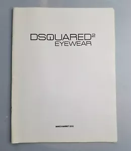 DSQUARED2 2010 SUNGLASSES CATALOG 24 PAGES - Picture 1 of 11