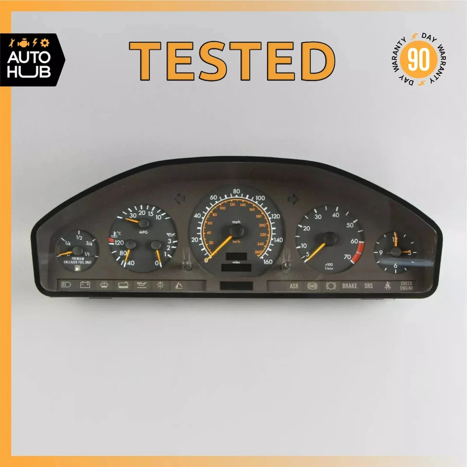 Cuadro de instrumentos velocímetro 93-95 Mercedes R129 SL500 500SL OEM 188k  Foto 1 de 4