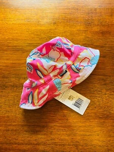 Bonds Baby Rainbow Garden Pink White Floral Beach Soft Bucket Hat Size M BNWT - Picture 1 of 2