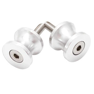 6mm Slider CNC Silver For Yamaha YZF R6 R1 Micro Swingarm Stand Spools Lift - Picture 1 of 2