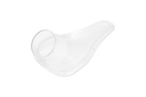 Allstar Air or Brake Duct Single 3 in Tube NACA Molded Plastic Clear Each 42143 - Picture 1 of 1