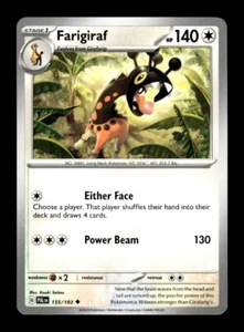 Pokemon Paldea Evolved Farigiraf 155/193 - Picture 1 of 1