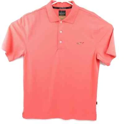 Greg Norman Para Hombres Play Dry Polo Naranja Manga Corta Cinco Hierro Golf S Nuevo Foto 1 de 4