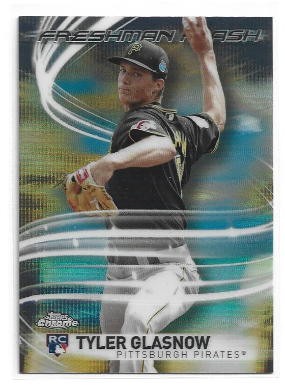 2017 Topps Chrome Freshman Flash Rookie Tyler Glasnow FF-12 - Image 1 of 1