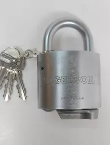 Ingersoll OS711 Open Shackle High Security Padlock 10mm shackle Lock Locksport - Picture 1 of 4