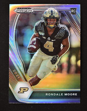2021 Prizm Draft Picks Base Silver #129 Rondale Moore - Purdue Boilermakers