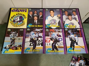 GROWL PHILADELPHIA BULLDOGS ROLLER HOCKEY PROGRAM AUTOGRAPHS TONY DANZA LOT - Picture 1 of 18