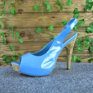Jessica Simpson Women Agyness2 Slingback Blue Synthetic Pump 7.5 Medium - Imagen 1 de 6