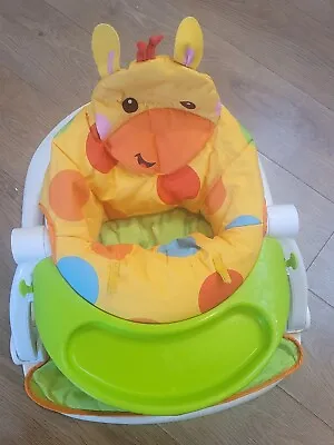 Fisher-Price DJD81 Giraffe Sit-Me-Up Portable Baby Chair • 9.99£