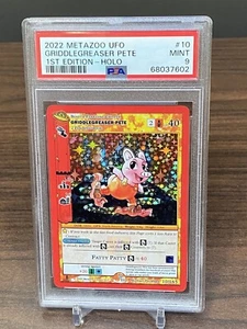 💎🧨 2022 Metazoo UFO 1ST EDITION 🥓 GRIDDLEGREASER PETE |PSA 9| 10/165 🐷SUPER6 - Picture 1 of 6