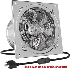 Extractor De Aire De 10 Pulgadas A Traves De La Pared Extractor De Ventilacio - Picture 1 of 6