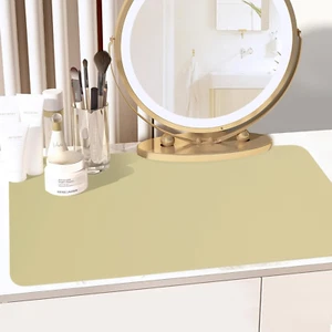 Makeup Mat for Vanity Desk Top Protector, Dual-Sided Vanity Mat Waterproof Oilpr - Picture 1 of 7
