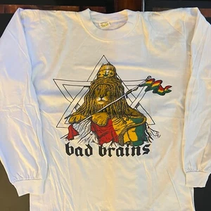 Camiseta Bad Brains Vintage Años 90 L/S Grande 1993 Euro Tour Punk Band - Imagen 1 de 10
