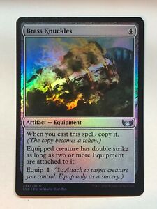 MTG Streets of New Capenna Brass Knuckles 234 Foil NM/M