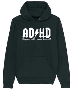 TDAH Highway To Hey Look A Squirrel Sudadera con Capucha Hiper Neurodivergente Divertida Idea de Regalo - Imagen 1 de 1