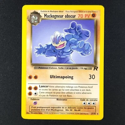 Dark Machamp Mackogneur Obscur 27/82 - Team Rocket French - Pokémon Card - Image 1 of 2