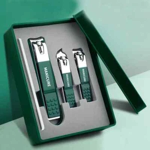 Juego de cortaúñas un conjunto completo de nuevas cajas de herramientas de pedicura de alta calidad para hombres y mujeres - Imagen 1 de 8