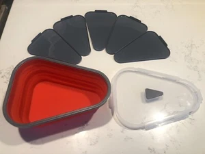 Pizza Storage Container, Reusable Pizza Container Saves Space,Dishwasher Safe - Picture 1 of 3