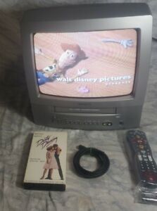 Toshiba 13" CRT  TV/VCR Combo Retro Gaming RV Camping NES N64 Sega Y2K Tube VHS