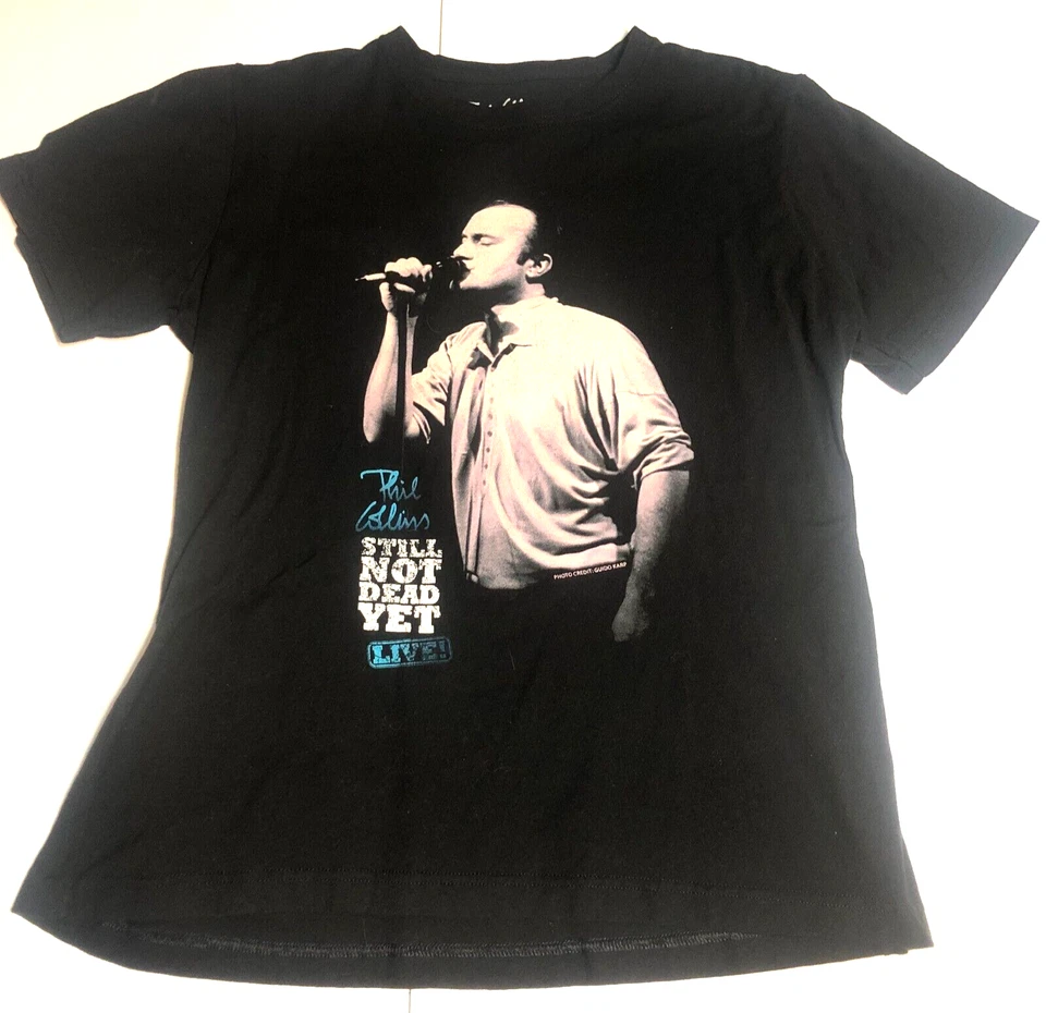 Camiseta de concierto Phil Collins Not Dead Yet Live Fall Tour 2019 talla L Foto 1 de 4