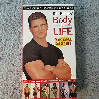 Bill Phillips Body for Life VHS Success Stories 1999  - Image 1 of 2