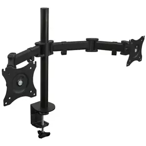13 In. to 27 In. Full Motion Dual Monitor Desk Mount for Screens - Picture 1 of 12