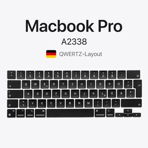 Taste & Scharnier MacBook Pro 2020 M1 A2338 DEUTSCH QWERTZ Ersatztaste Ersatz - Afbeelding 1 van 16